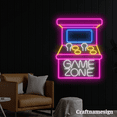 thumbnail image 3 of Craftnamesign Game Machine Neon Sign for Game Zone Arcade Room Wall Decor, 3 of 5