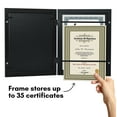 thumbnail image 4 of Americanflat 8.5x11 Diploma Frame Storage Quick Change Frames Holds Documents Collection Tabletop - Black, 4 of 8