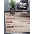 thumbnail image 3 of Unique Loom Tapis d'Extérieur Autumn Wanderlust Arrows 8' x 10' Rectangulaire Beige/gris, 3 of 10