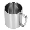 thumbnail image 3 of COPA DE ACERO INOXIDABLE DE AGUA 300 ml Capacidad de Doble Capa Textura de Diseño Ergonímico Con Taza de Café, 3 of 7