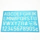 thumbnail image 2 of 4 Pcs Alphabet Letter Stencil, Number & Letter Stencil Reusable Digital Stencils Plastic Ruler for Kids Drawing Template Painting Learning DIY, 2 of 5