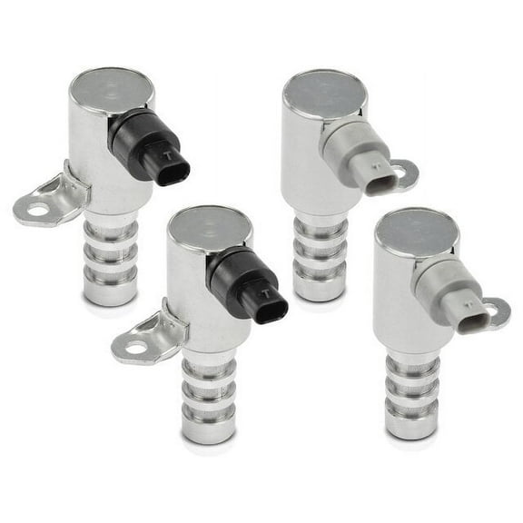 Engine Variable Valve Timing Solenoid Kit 4 - Compatible with 2013 - 2019 Ford Taurus 3.5L V6 Naturally Aspirated 2014 2015 2016 2017 2018