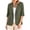 *Army Green, variant on ClodeEU Women's Lapel Collar Single Button 3/4 Sleeve Blazer,Casual Office Short Suit Jacket Army Green,Women's Plus L