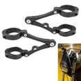 thumbnail image 4 of 1 Par de Abrazaderas de Montaje de Soporte de Faro ocicleta Ajuste 39mm-41mm Soporte de de Tubo de Horquilla para , Accesorios Negro shamjiam Soporte de faro de motocicleta, 4 of 8