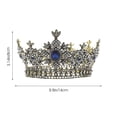 thumbnail image 2 of MasteelfCA 1Pc European Retro Crown Headdress Wedding Party Decor Crown Photo Prop, 2 of 8