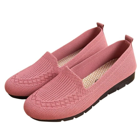 

Leisure Summer Soft Stretch Comfort Breathable Flat Shoes Soft Stretch Give You A Comfortable Walking Experience 40 Pink