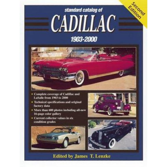 Pre-Owned Standard Catalog of Cadillac, 1903-2000 (Paperback) 0873419251 9780873419253