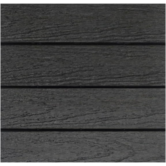 UltraShield Naturale 1 ft. x 1 ft. Quick Deck Outdoor Composite Deck Tile Sample (Hawaiian Charcoal)