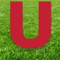 thumbnail image 1 of Advanced Graphics 3263 20 x 15 in. Letter U Yard Sign, Red, 1 of 1