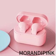 Pink Pods 4nd Gen Wireless Earbuds, Bluetooth Headphones, with Active Noise Cancellation, Adaptive Audio, Dual Wheat Hybrid Noise Reduction