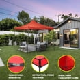 thumbnail image 3 of Carpa Toldo Plegable 3x3 Impermeable Retractil Jardin Onof Rojo, 3 of 6
