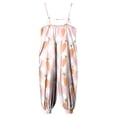 thumbnail image 5 of 1-10 Years Toddler Baby Girl Easter Outfit Rabbit Sleeveless Romper Jumpsuit Overalls Spaghetti Strap Wide Leg Summer Suspender Pants Playsuit Light Pink, 5 of 6