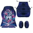thumbnail image 2 of Xoenoiee Wolf Rose Butterfly Forest Pattern Computer Game Chair Covers with Armrest Cover Washable Computer Chair Slipcovers Removable Kitchen Chair Covers for Home Kitchen Restaurant, 2 of 7
