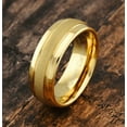 thumbnail image 3 of Tungsten Steel Ring Universal Engagement Wedding Ring For Men And Women Size 6-15, 3 of 3