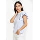thumbnail image 2 of Blusa detalle de perlas Roman Fashion /Juvenil, 39209 (Azul claro) azul cielo M, 2 of 6