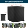 thumbnail image 2 of 2WIN2BUY Air Conditioner Cover, Heavy Duty Waterproof Outdoor Central AC Cover for Outside Units, Weather Resistant 210D Square Black 36"x 36"x 39", 2 of 7