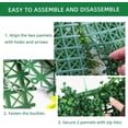 thumbnail image 3 of 20"x 20"Artificial Grass Wall Panels for Indoor and Outdoor Decor, 12 PCS Greenery Boxwood Panel Privacy Backdrop Wall Hedge Screen, 3 of 5