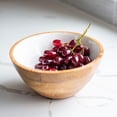 thumbnail image 3 of Jeanne Fitz Serving Bowl Wood + White Collection Mango Wood Medium, 3 of 3