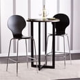thumbnail image 4 of Bowery Hill Pub Table in Burnt Oak and Black, 4 of 7