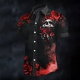thumbnail image 2 of Men's Halloween Button Down Collared Short Sleeve Shirt, 2 of 3