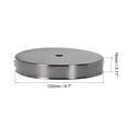 thumbnail image 3 of Uxcell 120mm 4.7inch Light Canopy Kit Wall Sconce Lamp Plate Fixture Polish Black 3Pack, 3 of 5