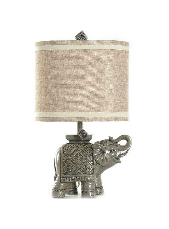 Better Homes & Gardens Elephant Table Lamp, Gray