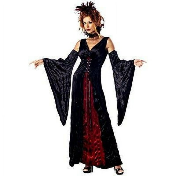 california costumes women's adult-vampire's mistress, black/burgundy, s (6-8) costume