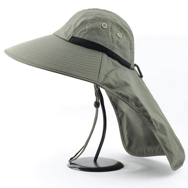 Outdoor Fishing Hat Sun Hat for Men Wide Brim Sun Hat with Neck Flap  Breathable Lightweight UPF 50+ Protection Hiking Safari Gardening Fishing  Hat for