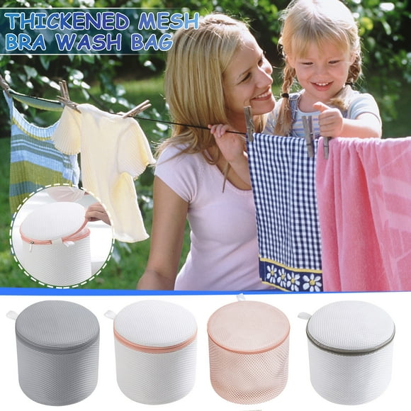 Xihbxyly Bolsa de Malla para La Colada, Diseño Antideformación, Protección Reforzada para Sujetadores y Ropa Interior, Mantiene Los Artículos Pequeños Organizados, Lavable a Máquina, Tamaño 15 X 17 C