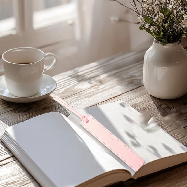Xuewenshw Leather Bookmarks Bookmark Leather Rope Bookmarks Portable Long Strip Bookmarks Home Reading Paginators Easter Crafts for Adults