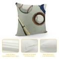 thumbnail image 4 of Orinice Baseball Bat Plate Graphic Decorative Cotton Linen Throw Pillow Cover for Home, Living Room, Bed Sofa - High-Quality 1PC 18x18in, 4 of 5