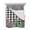 Black, variant on Quilts Twin Size Bedding Set, Cactus Tropical Watercolor Lightweight Quilted Comforter, Black Buffalo Plaid Summer Soft Reversible Bedspread Coverlet with Pillow Covers for All Season, 68" x 86"