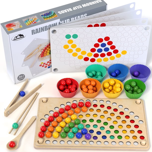 Juego de tablero Montessori Toy PRO100HOME para niños pequeños