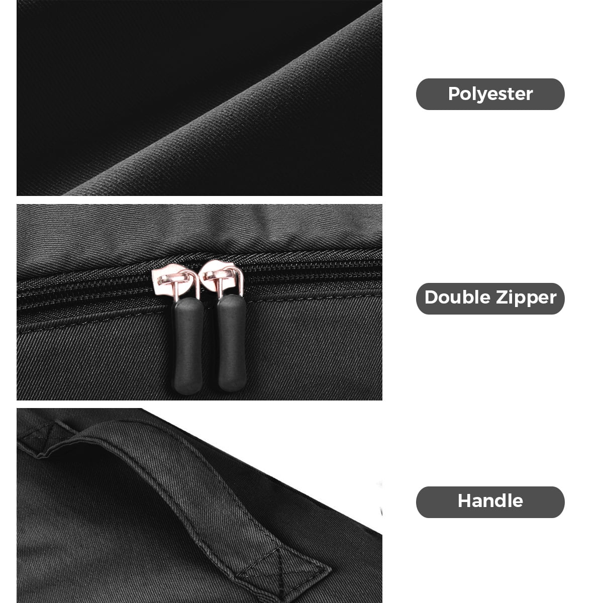 AUXDIQ 6 PCS Packing Cubes for Suitcase Travel Luggage Organizer Bags Set Packing Organizers Compression Suitcase Bag Travel Essential Bag