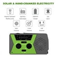 thumbnail image 7 of LNKOO 2021 Upgraded Version Portable Radio, Weather Radio with LED Flashlight, SOS Alarm Solar Hand Crank Emergency Radio, 2000mAh Power Bank for Smart Phone, AM/FM NOAA Radio, 6 LEDs Reading Lamp, 7 of 7