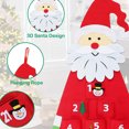thumbnail image 3 of leyfeng Adornos de árbol de Navidad de fieltro DIY de 44 pulgadas, decoración de Navidad desmontable para niños de fiesta en la pared del hogar, 3 of 7