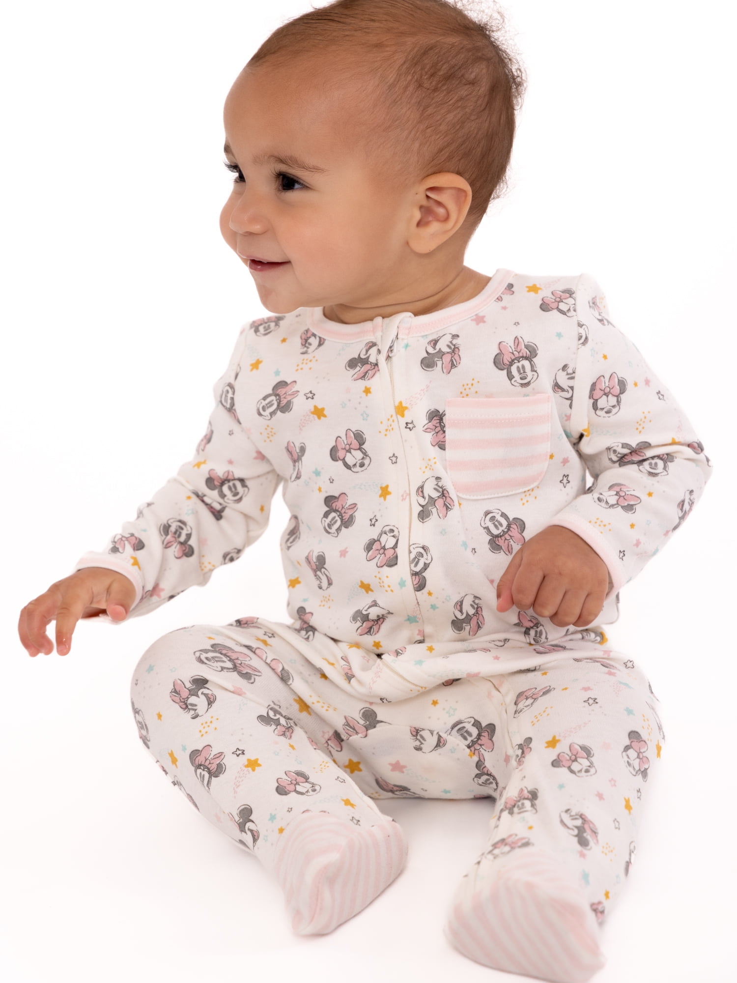 Disney Baby Wishes + Dreams Character Footed Sleep N Play, Sizes Preemie-6/9 Months