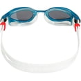 thumbnail image 4 of Aqua Sphere Kaiman EXO Silver Titanium Mirror Swim Goggles, Petrol/Transparent, 197470, 4 of 5