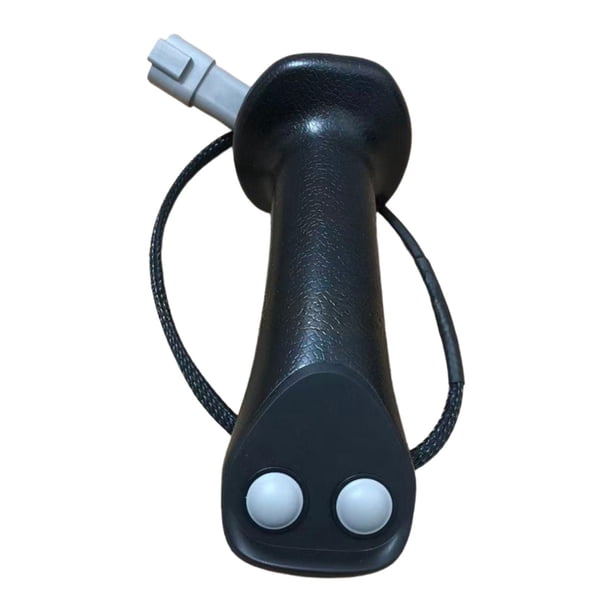 Mando Tipo Joystick para Excavadoras, de 2 Botones, Accesorios para Maquinaria de Construcción, Reparación de Maquinaria de Construcción, Palan Botón gris