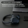 thumbnail image 2 of Sony WH-1000XM5 Over-Ear Wireless Noise Cancelling Bluetooth Headphones – Midnight Blue – Open Box, 2 of 5