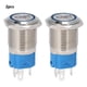 thumbnail image 1 of 2 uds interruptor de botón de Metal de 5 pines interruptor de reinicio automático de cabeza plana de 16mm con luz número 4, 1 of 8