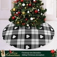 thumbnail image 6 of FMSHPON Hearts On Scottish Cage Xmas Christmas Tree Skirt Stand Mat for Holiday Party Decoration Indoor Outdoor 48 inches, 6 of 6