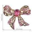 thumbnail image 2 of Shisuyan Bowknot Brooch Pin Creative Unique Personality Bow Scarf Decor Brooch Pin, 2 of 8