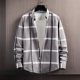 thumbnail image 3 of Lilgiuy Men's Button Down Regular Fit Long Sleeve Plaid Print Casual Shirts for Daily Wear, 3 of 3