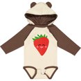 thumbnail image 3 of Inktastic Strawberry Kawaii Boys or Girls Long Sleeve Baby Bodysuit, 3 of 5