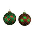 thumbnail image 2 of 100 mm Red & Green Ornaments - Pack of 4, 2 of 2