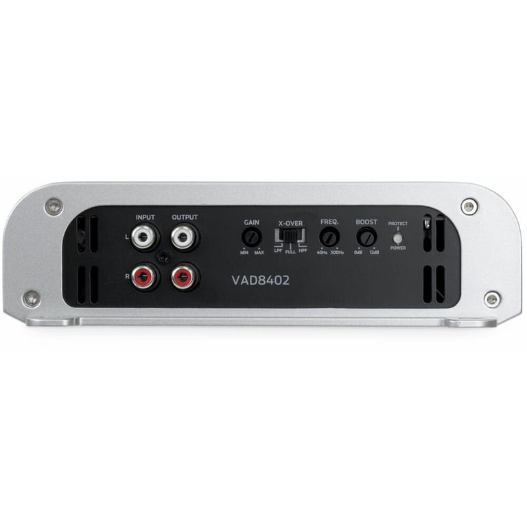 NVX VAD8402 Marine Certified Class D 2-Channel Amplifier – 840W RMS
