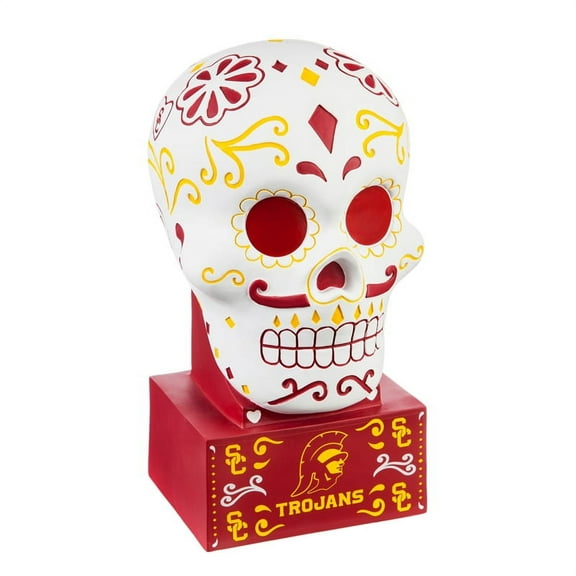 Evergreen University of Southern California, Sugar Skull Statue, 5.3''x 6'' x 10.3'' inches