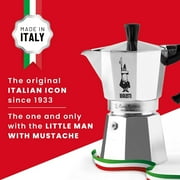 Bialetti Moka Express Stovetop Coffee Make Aluminium - 6 Cup
