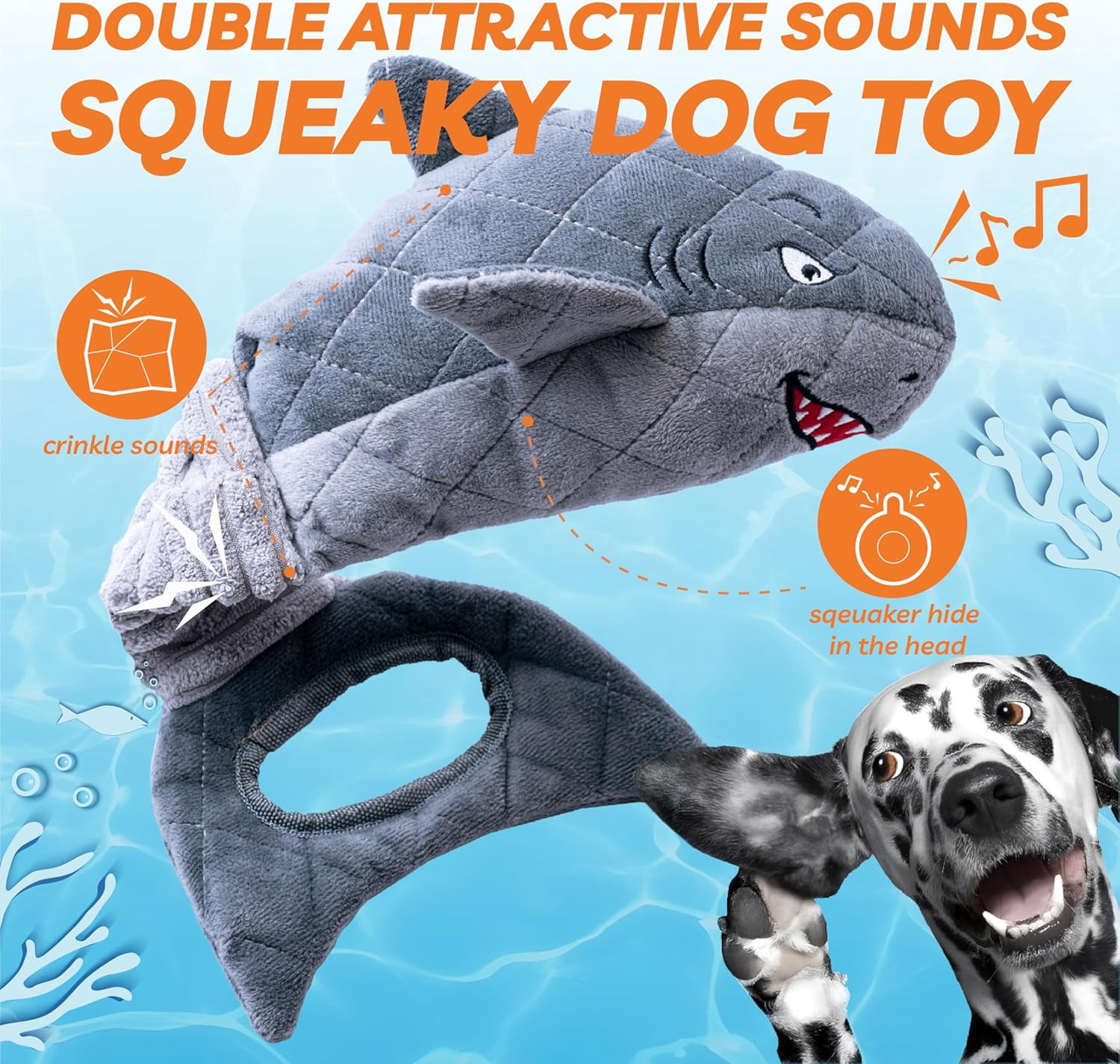 Aerqvix Durable Dog Toys for Small Large Dogs, Dog Chew Toy for Not Aggressive Chewers, Tough Squeaky Interactive Dogs Toys for Puppies Plush Puppy Toys Goose Pet Toy Puppy Chew Toys for Teething